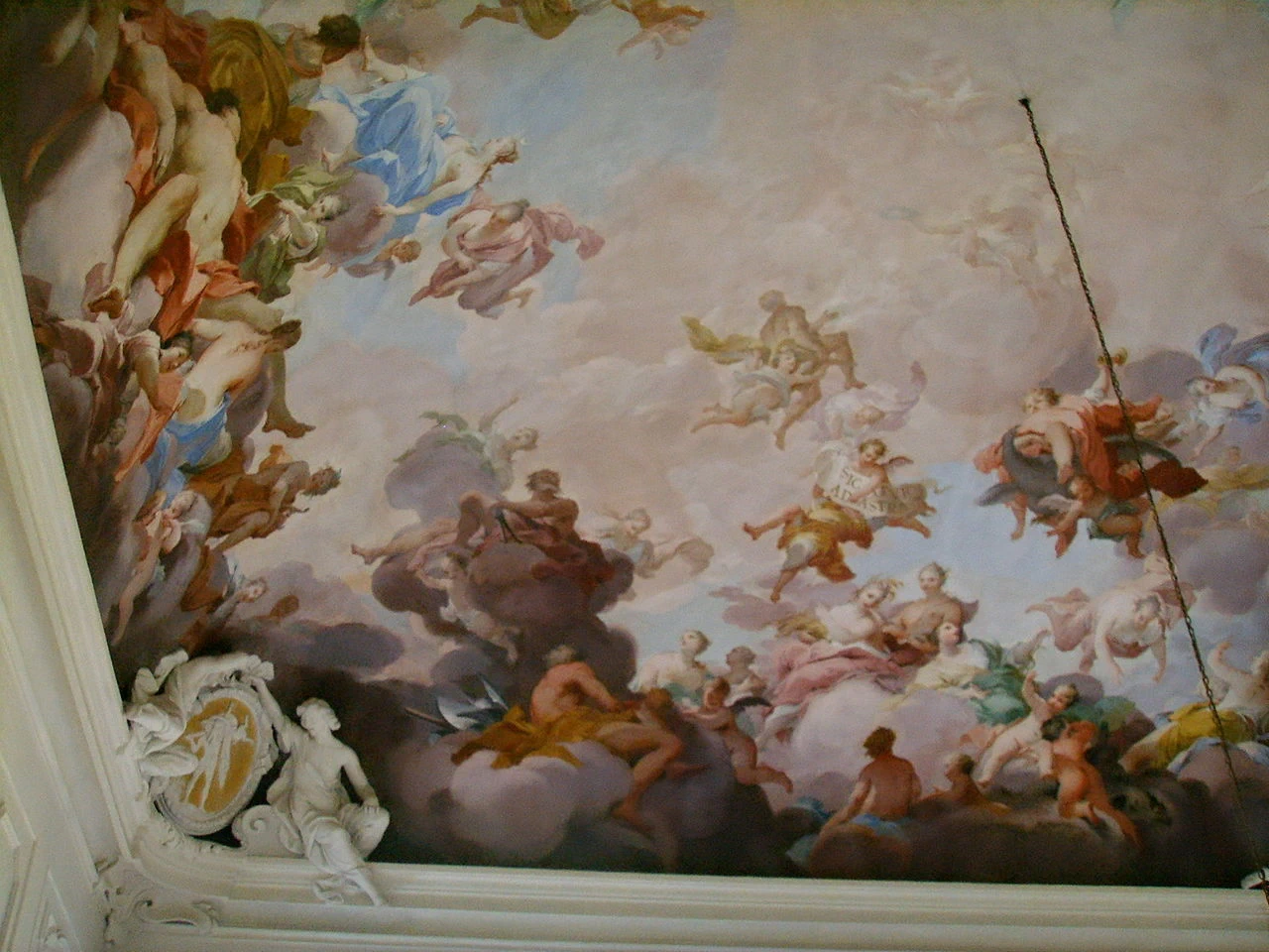 Palazzo Capponi, soffitto dello scalone